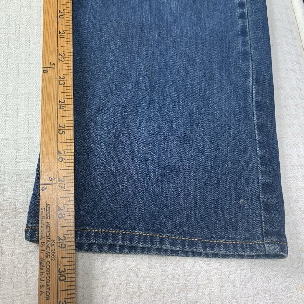Perry Ellis Men's Cottons Relaxed Fit 33 x 30 Blue Denim Jeans - Picture 8 of 9